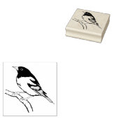 Baltimore Oriole Bird Rubberstempel (Gestempeld)