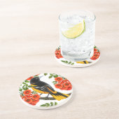 Baltimore Oriole dans des dessous de verre de (Côté)