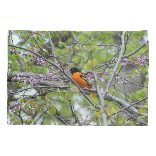 Baltimore Oriole Kussensloop (Achterkant)