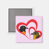 Baltimore Oriole Love Magneet (Voorkant / Achterkant)