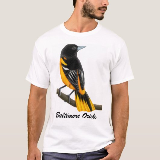 Baltimore Oriole Wild Bird Shirt (Voorkant)