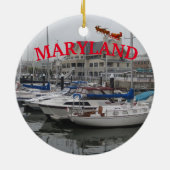 Baltimore Ornement de Noël Panoramique (Dos)