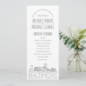 Baltimore | Programme Moderne de Mariage Déco (Debout devant)