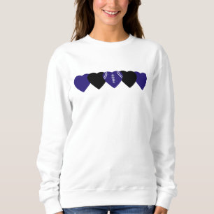 Baltimore Ravens Heart Football Trui