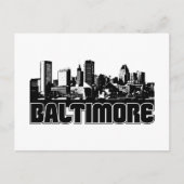 Baltimore Skyline Briefkaart (Voorkant)