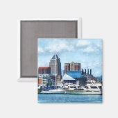 Baltimore Skyline en Harbour Magneet (Voorkant / Achterkant)