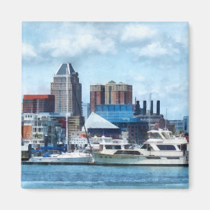 Baltimore Skyline en Harbour Magneet