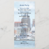 Baltimore Skyline en Harbour Wedding Programme Programma (Achterkant)