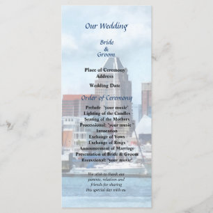 Baltimore Skyline et le programme de mariage portu