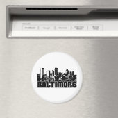 Baltimore Skyline Magneet (Insitu (Vaatwasser))