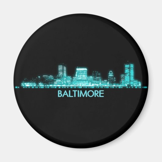 Baltimore Skyline Magneet (Voorkant)