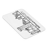 Baltimore Skyline Magneet (Rechterzijde)