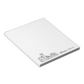 Baltimore Skyline Notitieblok (Schuin)