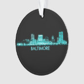 Baltimore Skyline Ornament (voorkant)