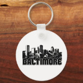 Baltimore Skyline Sleutelhanger (Voorkant)
