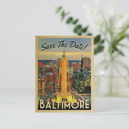 Baltimore sparen de  Briefkaarten van de Datum (Staand voorkant)