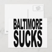 Baltimore Sucks Briefkaart (Voorkant / Achterkant)