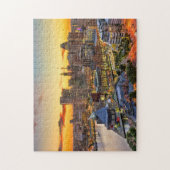 Baltimore Sunset Cityscape Jigzaag Puzzle Legpuzzel (Verticaal)