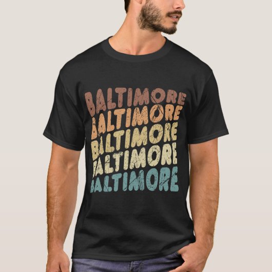 Baltimore ! t-shirt (Voorkant)