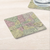 Baltimore Vierkante Kartonnen Onderzetter (Schuin)