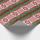 Baltische Kerstmis Cadeaupapier (Hoek)