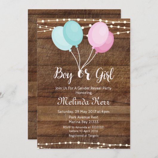 Baltische partij: uitnodiging (Voorkant / Achterkant)