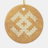 Baltische Symbolen Geel  Keramisch Ornament (Voorkant)