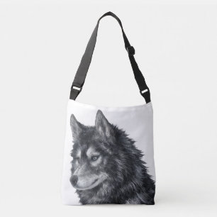 Balto Dog Art Crossbody Tas