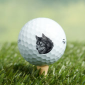 Balto Dog Illustratie Golfballen (Insitu Shirt)