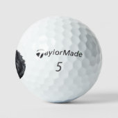 Balto Dog Illustratie Golfballen (Logo)
