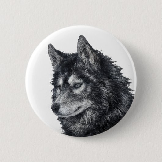 Balto Dog Ronde Button 5,7 Cm (Voorkant)