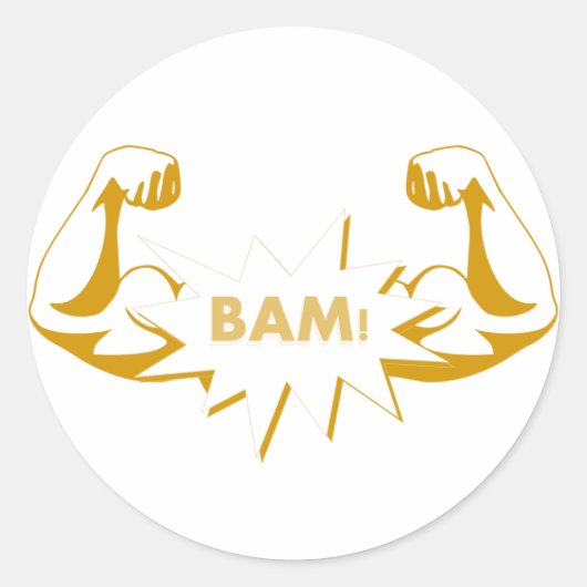 BAM ! autocollant (Devant)