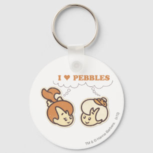 Bam Bam houdt van PEBBLES™ Sleutelhanger