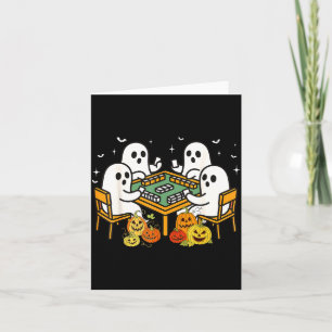Bam Boo Halloween Geest Mahjong Grappig Kostuum Sp Kaart