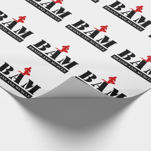 BAM Brains en Spierbakkerijpapier Cadeaupapier (Hoek)