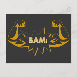 BAM ! carte postale pour l'ascenseur ou le passion