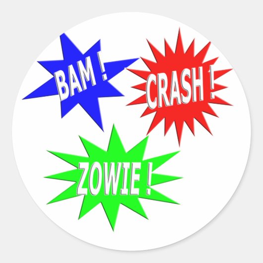 Bam Crash Zowie Sticker (Voorkant)