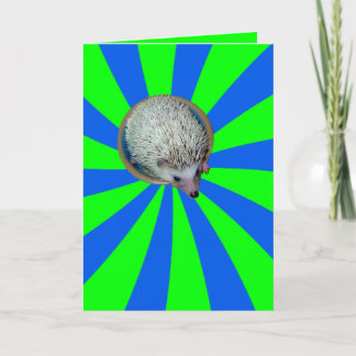 BAM! Het Wenskaart van de egel Kaart