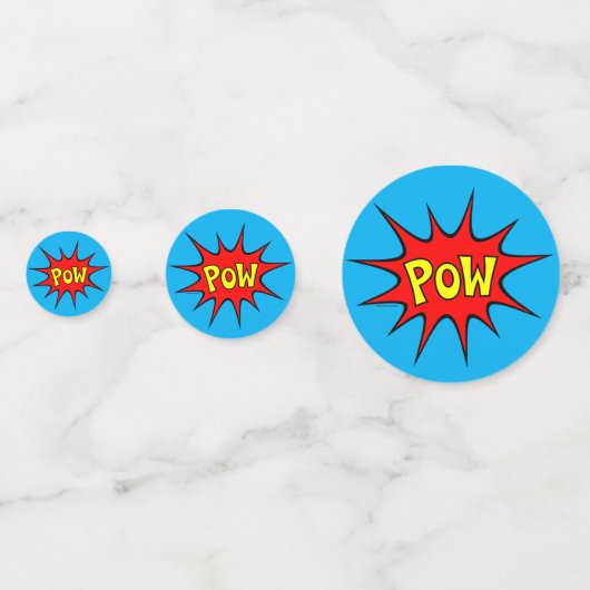 Bam!, Pow! Confetti (Voorkanten)