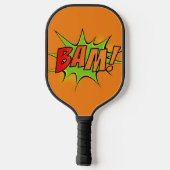 Bam! Pow!  stripafbeeldingen Pickleball Paddle (Achterkant)