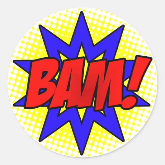 BAM! Sticker (Voorkant)