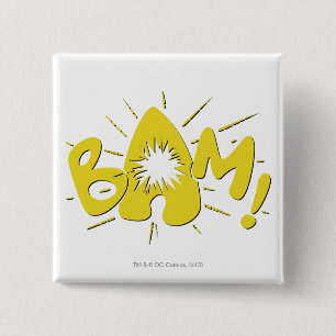 BAM! VIERKANTE BUTTON 5,1 CM