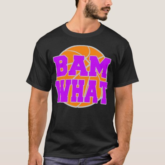 Bam Wat basketbal T-shirt (Voorkant)