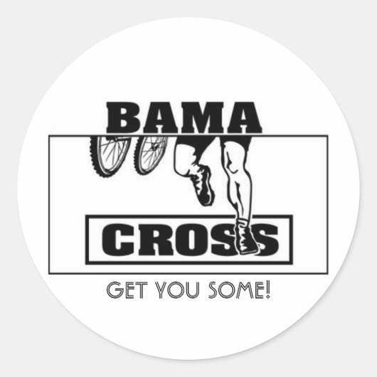 BAMACROSS STICKER ROND (Devant)