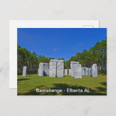 Bamahenge - Elberta AL Briefkaart (Voorkant / Achterkant)