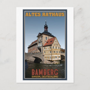 Bamberg - Altes Rathaus Portrait Briefkaart