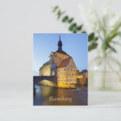 Bamberg-avond Briefkaart (Staand voorkant)