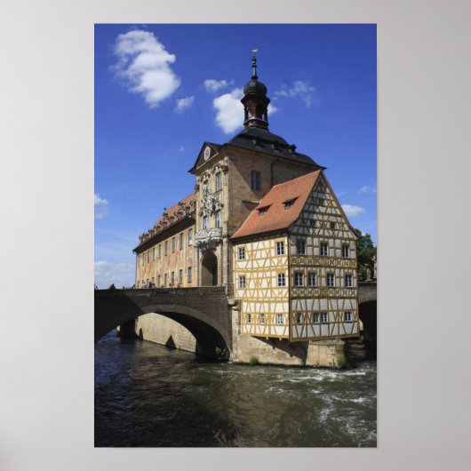 Bamberg, de Rathaus van Duitsland Poster (Voorkant)