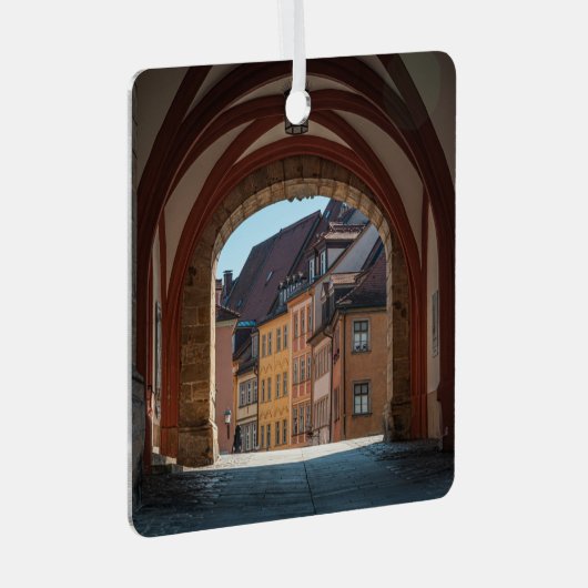 Bamberg Duitsland Metalen Ornament (Voorkant Rechts)