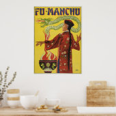 Bamberg ~ Fu Manchu Magicia ~  Magische Akte Poster (Keuken)